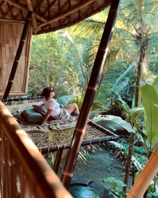 הוילה Selat Eco Bamboo Island Bali - Bamboo House #4 מראה חיצוני תמונה
