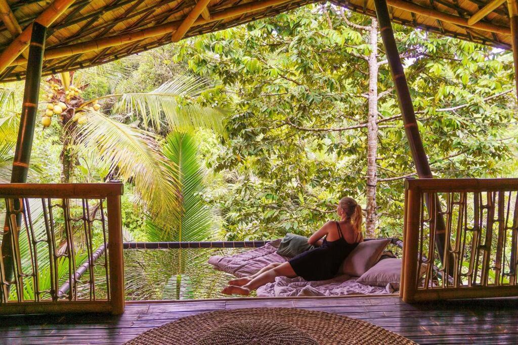 הוילה Selat Eco Bamboo Island Bali - Bamboo House #4 מראה חיצוני תמונה