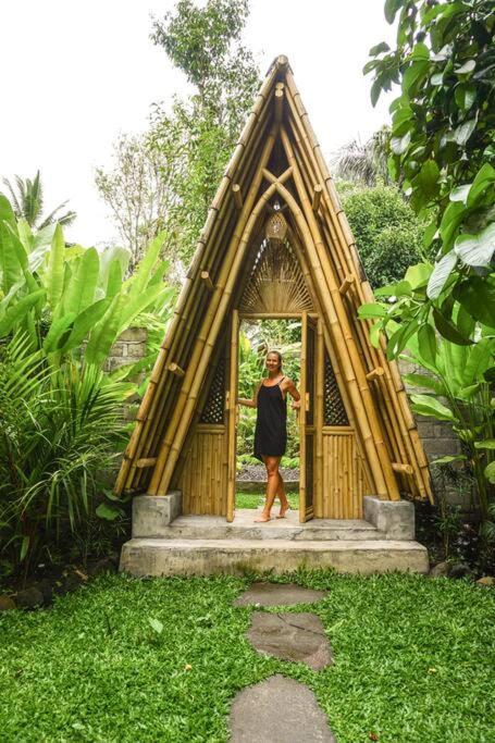 הוילה Selat Eco Bamboo Island Bali - Bamboo House #4 מראה חיצוני תמונה