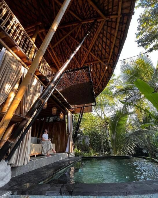 הוילה Selat Eco Bamboo Island Bali - Bamboo House #4 מראה חיצוני תמונה