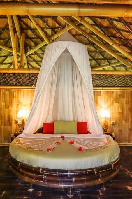 הוילה Selat Eco Bamboo Island Bali - Bamboo House #4 מראה חיצוני תמונה